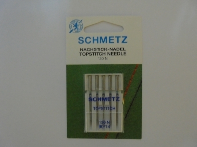 Иглы Schmetz для отстрочки толстой нитью №90(5шт) Schmetz Topstitch №90 (5шт.) фото №3