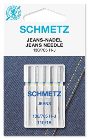 Иглы Schmetz джинс №110(5шт) 130/705 H-J №110 фото №1