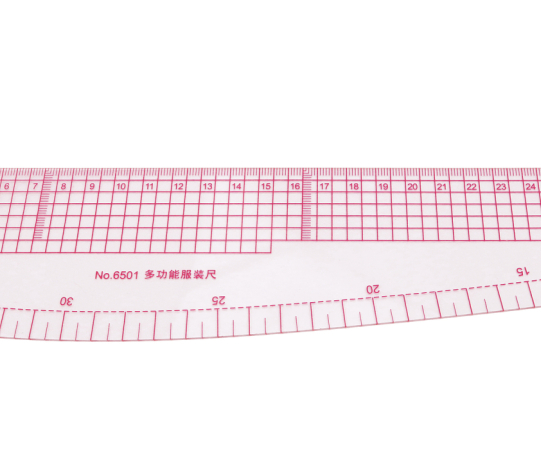 ЛІНІЙКА-ЛЕКАЛО КРАВЕЦЬКЕ ВИГНУТЕ (4,5Х40 СМ) 6501 фото №2