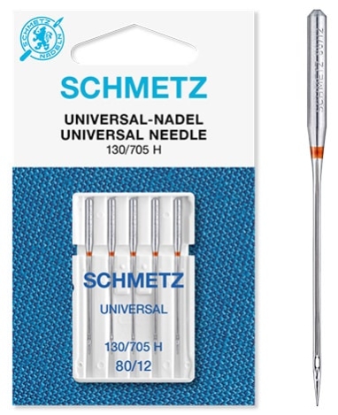 Иглы Schmetz универсальные №80(5шт.) Schmetz UNIVERSAL №80(5шт.) фото №2