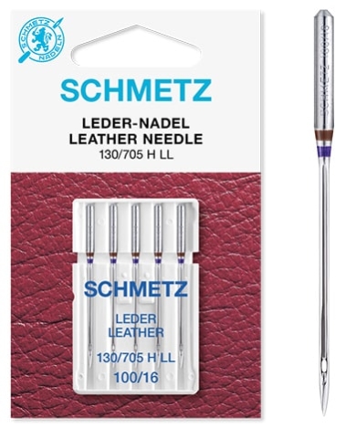 Иглы Schmetz кожа №100(5шт) Schmetz LEDER LEATHER №100 (5шт.) фото №2