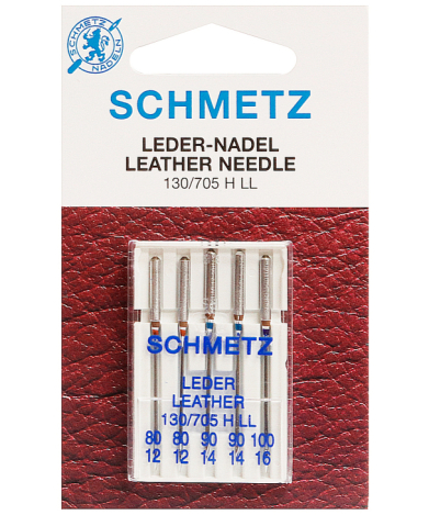 ГОЛКИ SCHMETZ LEDER LEATHER №80-100 (5шт) LEDER LEATHER №80-100(5шт.) фото №1