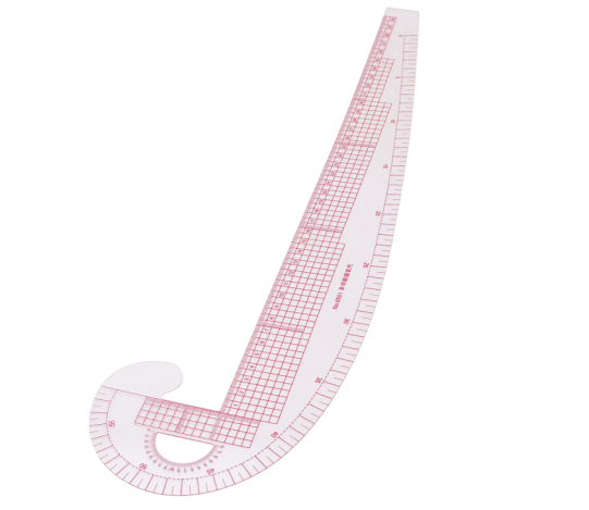 ЛІНІЙКА-ЛЕКАЛО КРАВЕЦЬКЕ ВИГНУТЕ (4,5Х40 СМ) 6501 фото №1