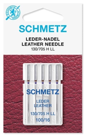 Иглы Schmetz кожа №100(5шт) Schmetz LEDER LEATHER №100 (5шт.) фото №1