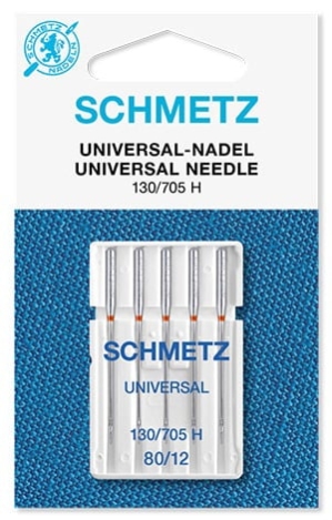 Иглы Schmetz универсальные №80(5шт.) Schmetz UNIVERSAL №80(5шт.) фото №1