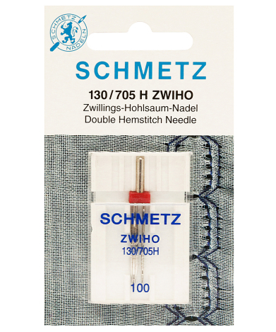 ГОЛКИ SCHMETZ TWIN З МЕРЕЖКОЮ №100/2,5 (1шт) SCHMETZ TWIN С МЕРЕЖКОЙ №100/2,5 фото №1