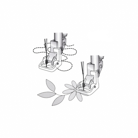 PFAFF ЛАПКА ДЛЯ ВЫШИВАНИЯ/СЕНСОРНОЙ СВОБОДНОЙ ТЕХНИКИ  820671096 фото №2