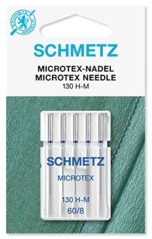 Иглы Schmetz микротекс №60(5шт.) Schmetz  MICROTEX №60(5шт.) фото №1
