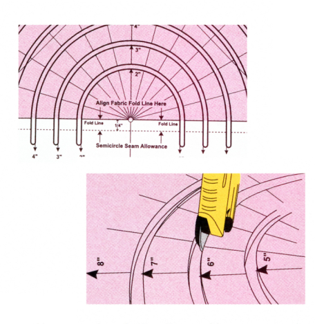SEW MATE ЛИНЕЙКА ДЛЯ ПЭЧВОРКА И КРОЯ ECS10-BK фото №3