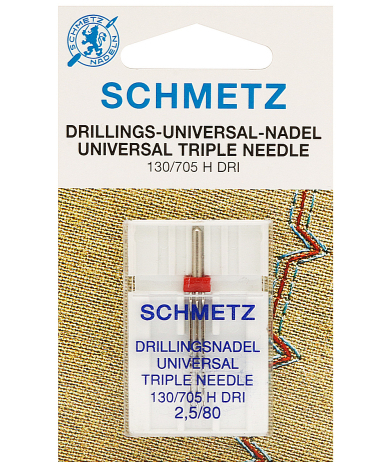 ГОЛКИ SCHMETZ UNIVERSAL TRIPLE №80/2,5 (1шт) SCHMETZ UNIVERSAL TRIPLE №80/2,5 фото №1