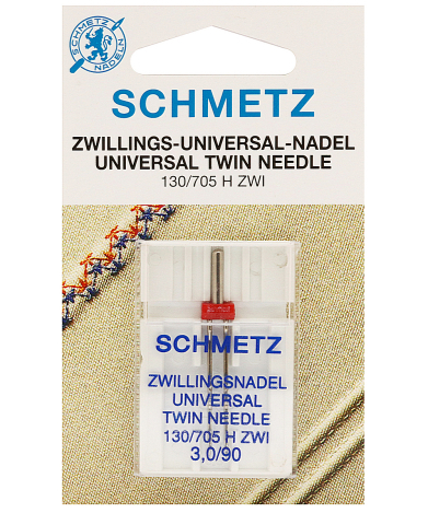 ИГЛЫ SCHMETZ UNIVERSAL TWIN №90/3,0 (1шт) SCHMETZ UNIVERSAL TWIN №90/3,0 (1шт) фото №1