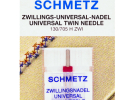 ИГЛЫ SCHMETZ UNIVERSAL TWIN №80/2,5 (1шт)  SCHMETZ UNIVERSAL TWIN №80/2,5 фото №1