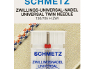 ГОЛКИ SCHMETZ UNIVERSAL TWIN №80/2,0 (1шт) SCHMETZ UNIVERSAL TWIN №80/2,0 фото №1